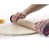 Rouleau à Patisserie en Hêtre avec Anneaux d'épaisseur 34 cm - Lacor 67142